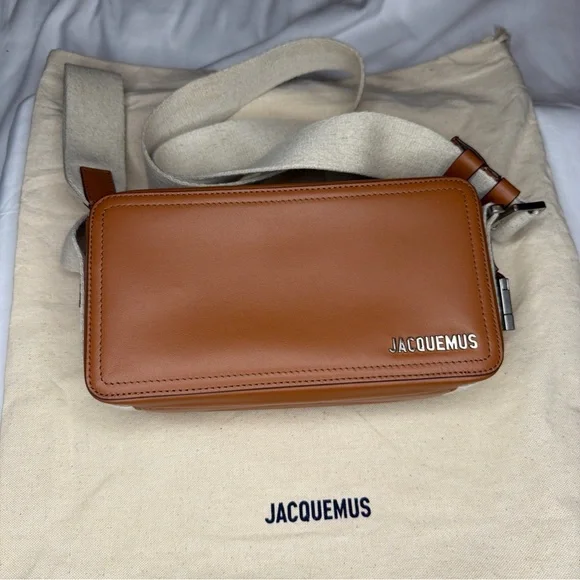 Jacquemus Tan Leather Men's Bag